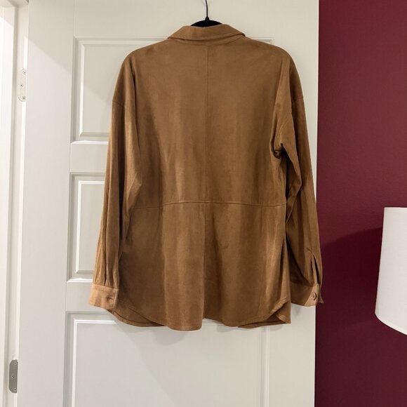 Max Studio Suede-like Shacket - Picture 2 of 3